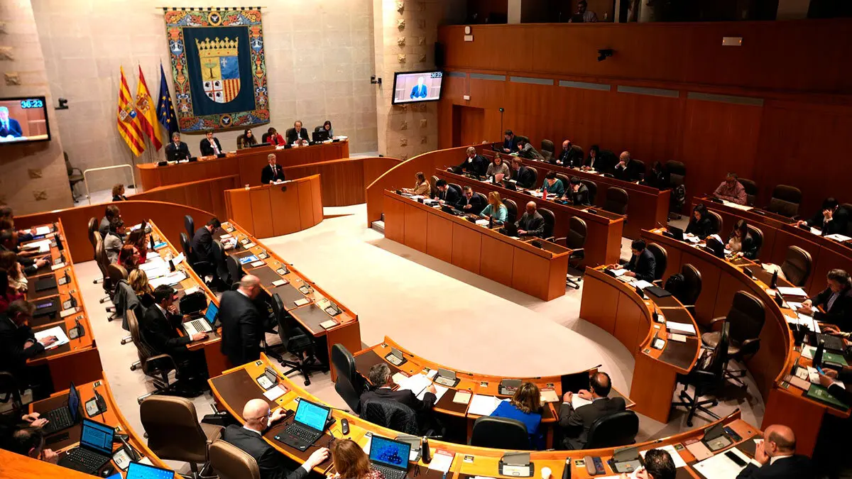 Pleno de las Cortes de Arag&oacute;n. Foto: Andr&eacute;s Garc&iacute;a