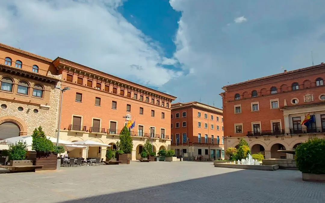 Imagen de archivo. Plaza de San Juan en Teruel, donde se ubica la Audiencia Provincial