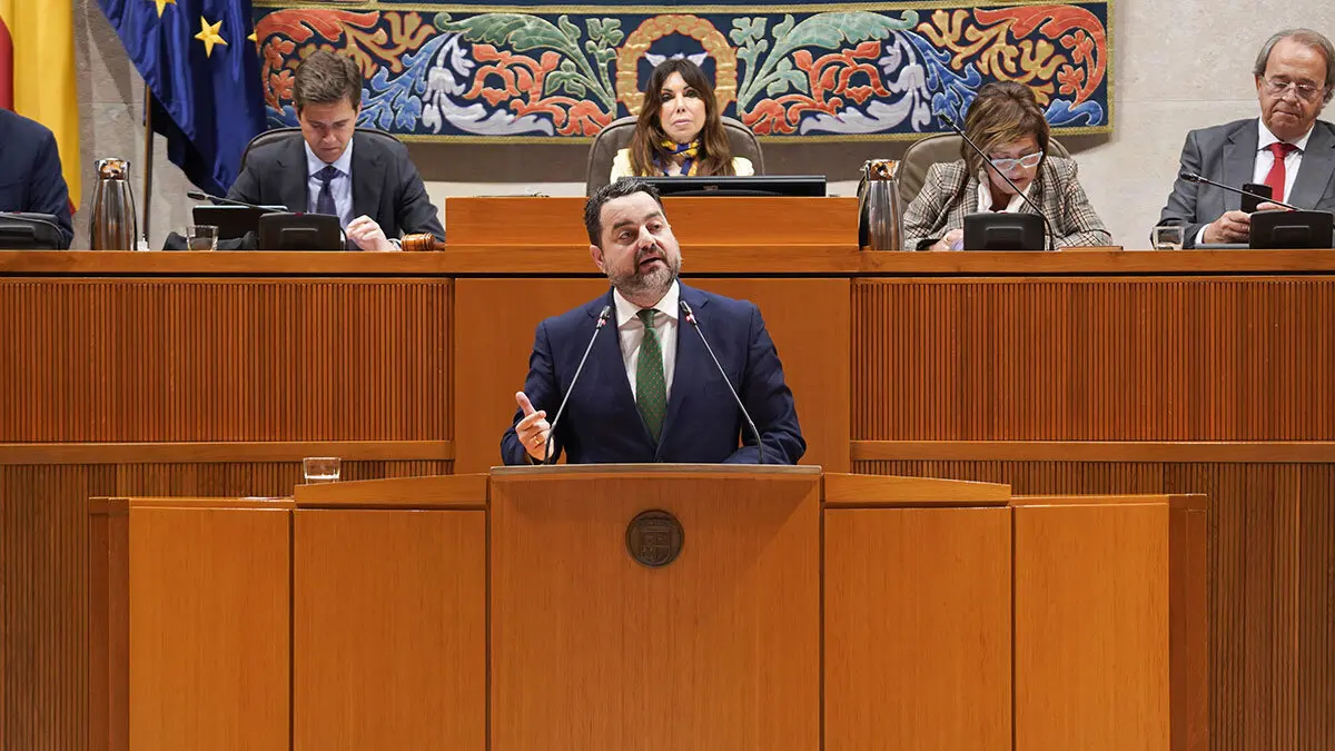 El diputado de Vox, David Arranz. Foto: Cortes de Arag&oacute;n