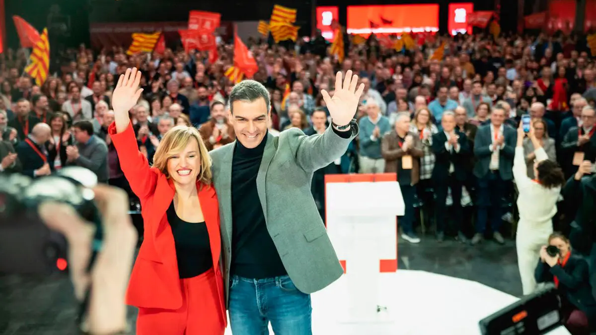 pedro-sanchez-psoe-pilar-alegria-zaragoza-aranceles-agricultores