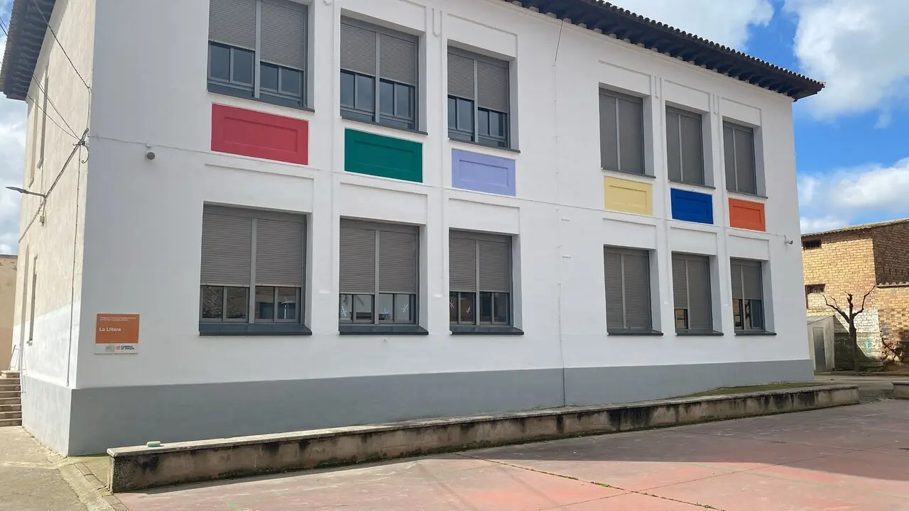 Colegio de Alcampell, perteneciente al CRA La Llitera