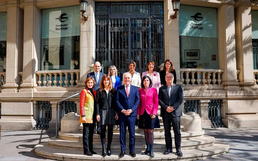 El equipo directivo de la Fundaci&oacute;n este mi&eacute;rcoles en la sede.