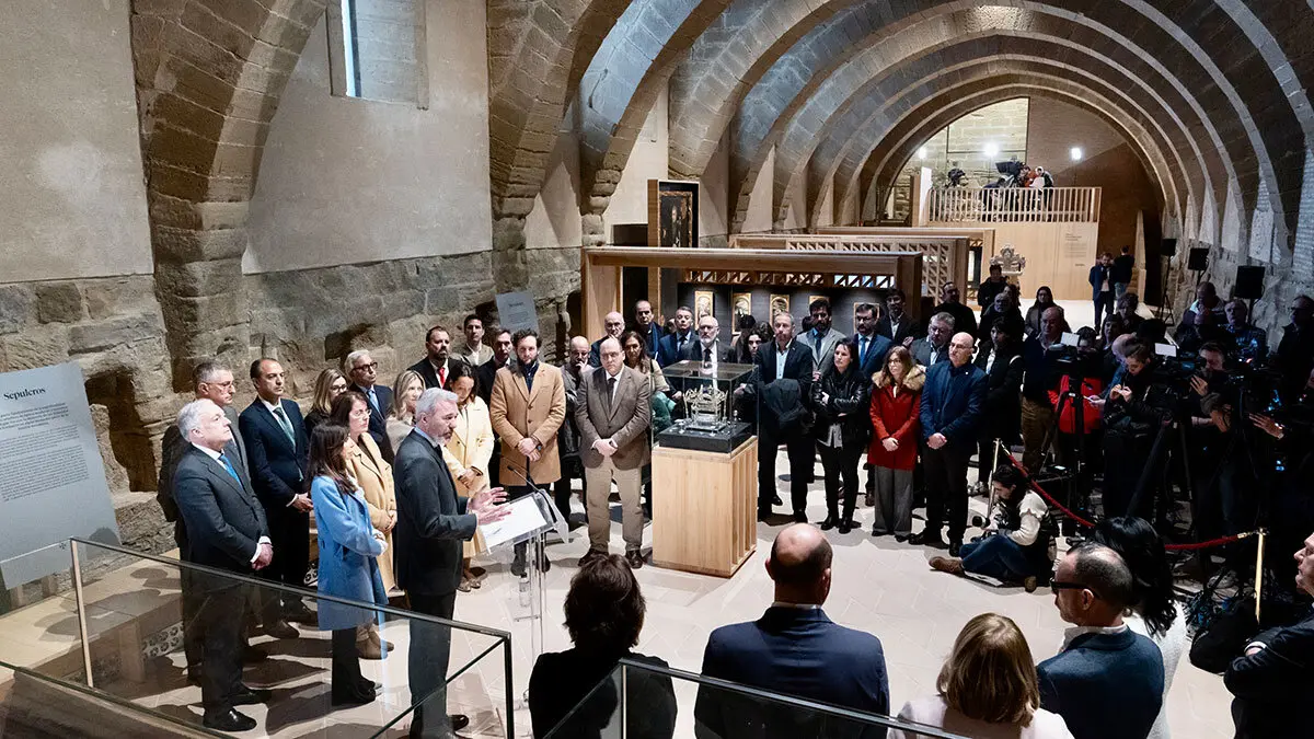 Visita institucional al Monasterio. Foto: Fabi&aacute;n Sim&oacute;n (DGA)