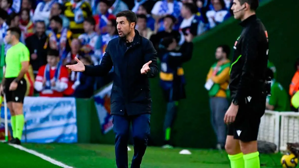 Gabi todav&iacute;a no est&aacute; confirmado como entrenador del Real Zaragoza. Foto: LaLiga