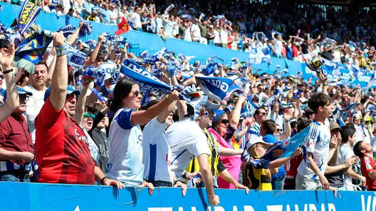 El Real zaragoza se impuso al Mirand&eacute;s en el d&iacute;a que m&aacute;s necesitaba ganar. Foto: Pilar &Aacute;lvarez
