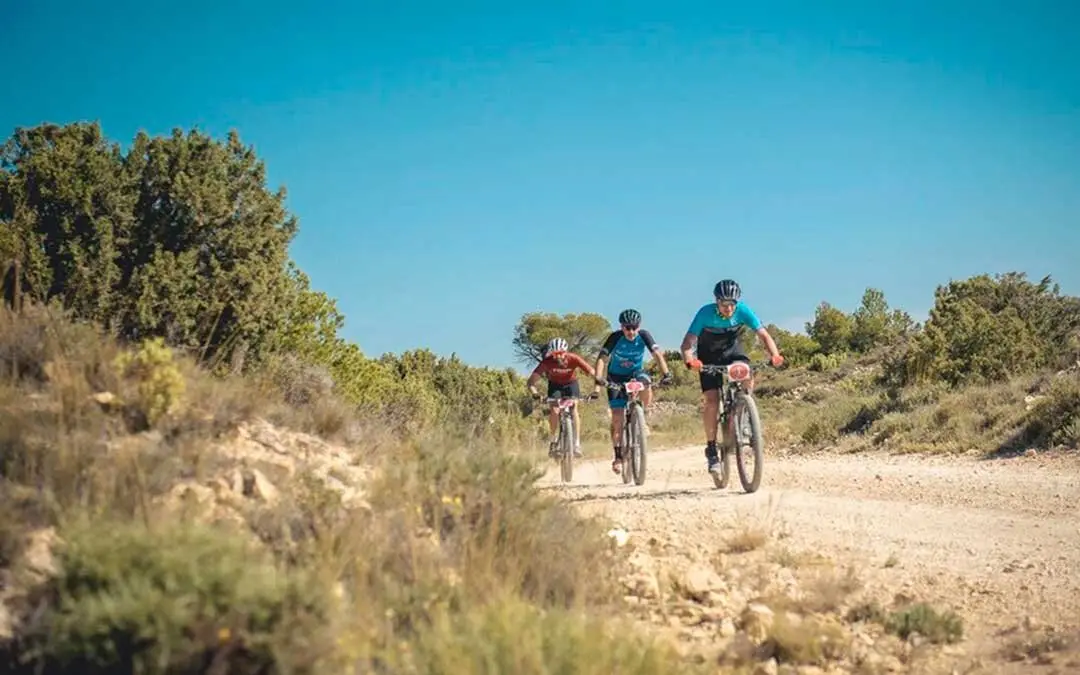 Cicloturismo en Campo de Belchite. Foto: Campo de Belchite