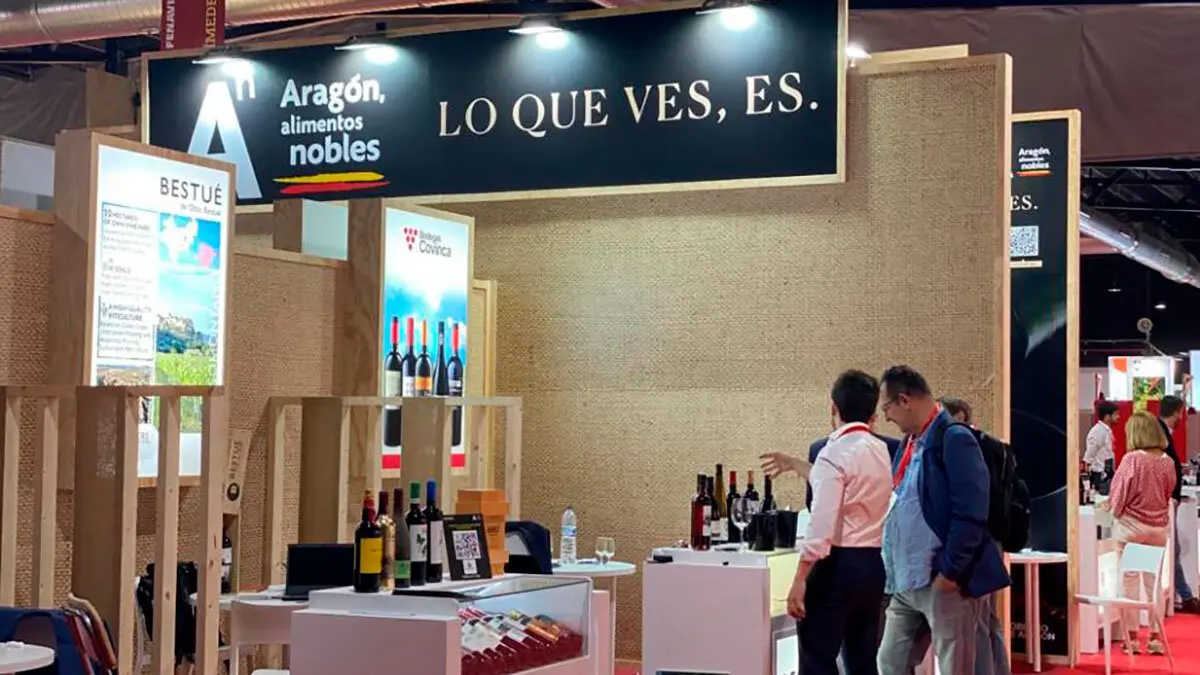 El estand "Arag&oacute;n Alimentos" est&aacute; ubicado en el pabell&oacute;n D, Gan&iacute;medes, pasillo 18, estand 2, del Pabell&oacute;n Ferial Ifedi de Ciudad Real