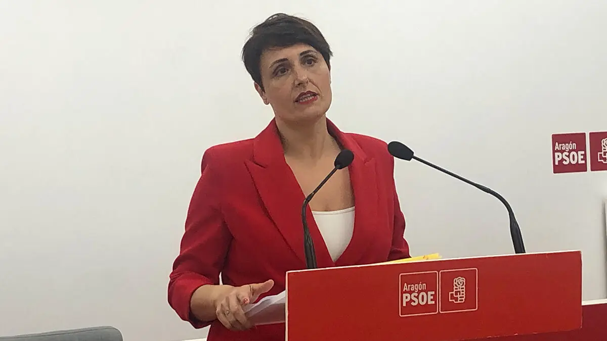 Leticia Soria en rueda de prensa. Foto: PSOE