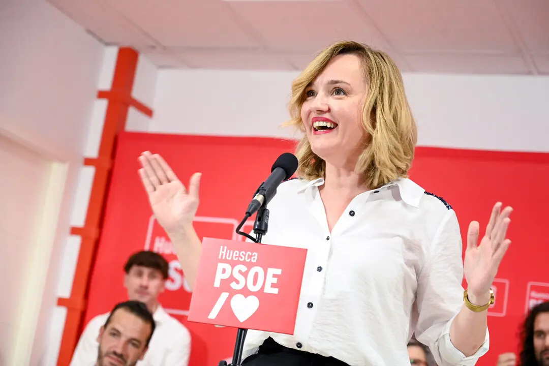 Pilar Alegria durante su intervenci&oacute;n