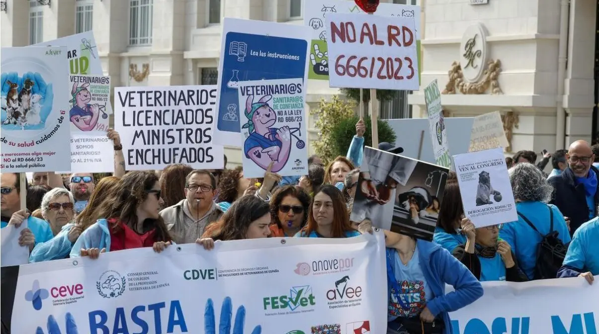 Protesta contra la ley 666/2023