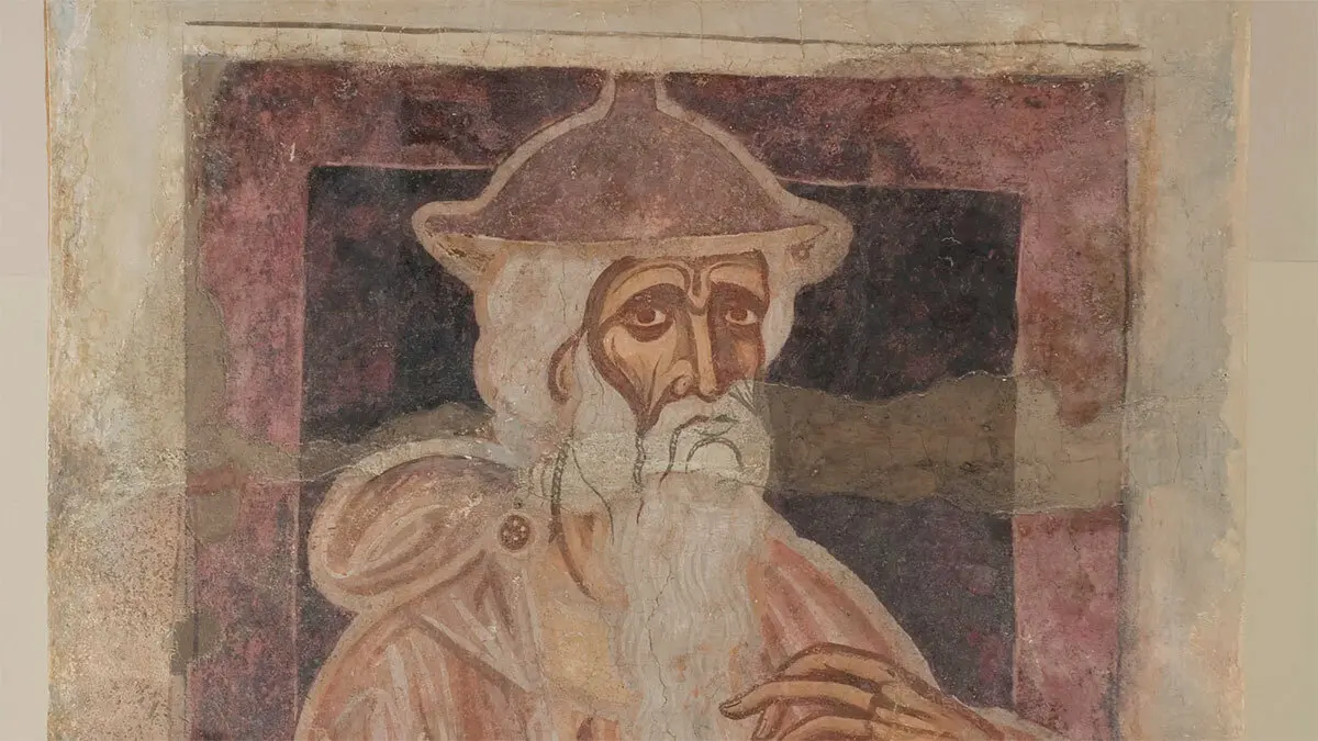 Detalle de los frescos. Foto: MNAC