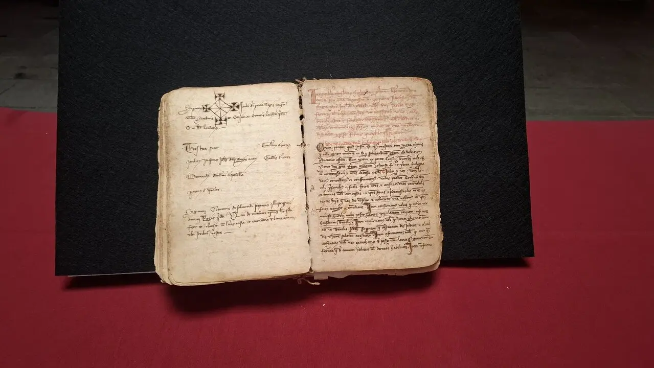 El c&oacute;dice se encuentra en el Archivo Provincial de Zaragoza