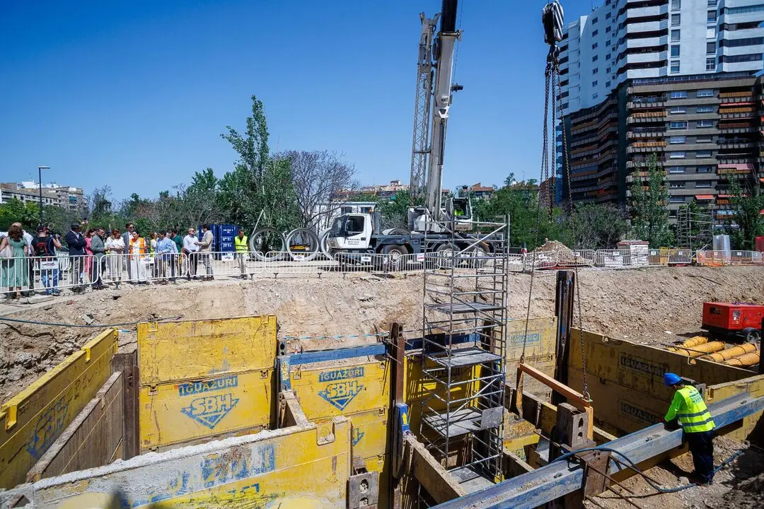 Obras de regeneraci&oacute;n del Huerva