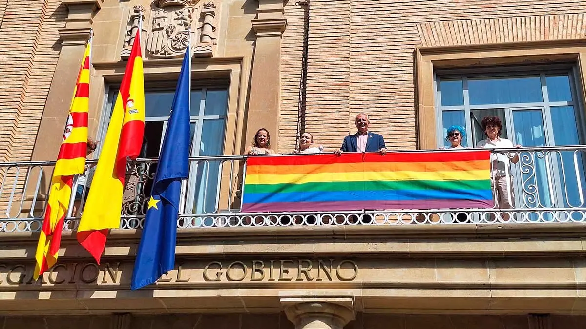 Acto institucional con motivo del Orgullo 2025 en la Subdelegaci&oacute;n del Gobierno en Huesca