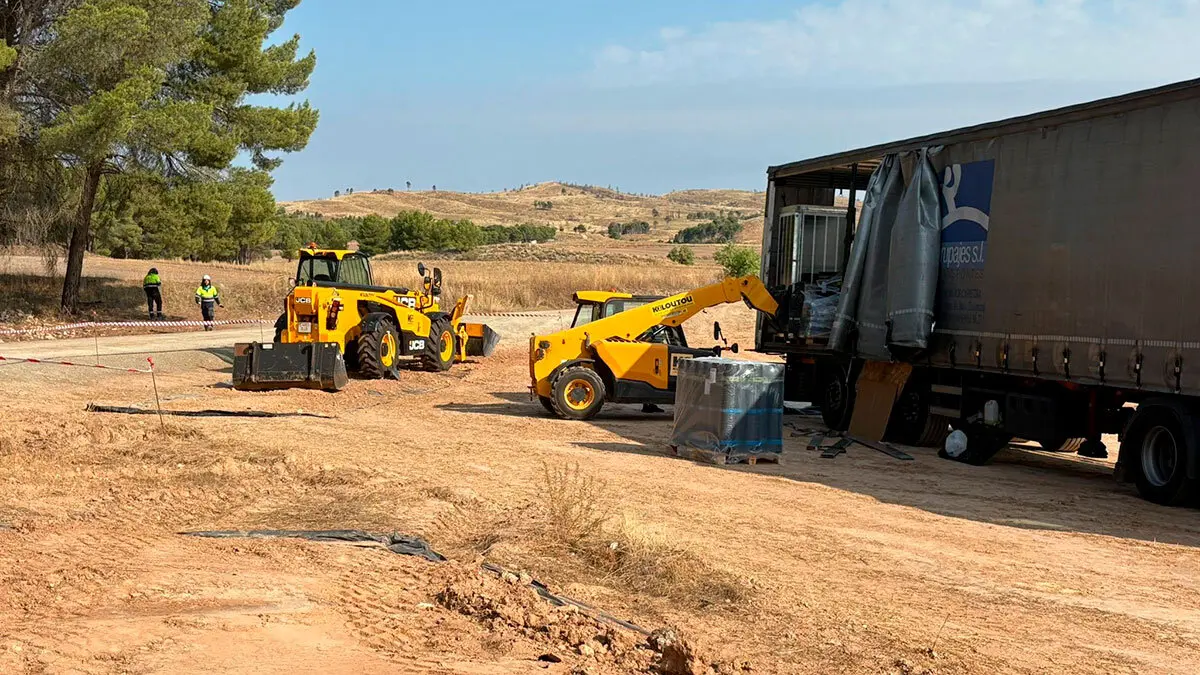 Ya han comenzado los trabajos de instalaci&oacute;n. Foto: Endesa