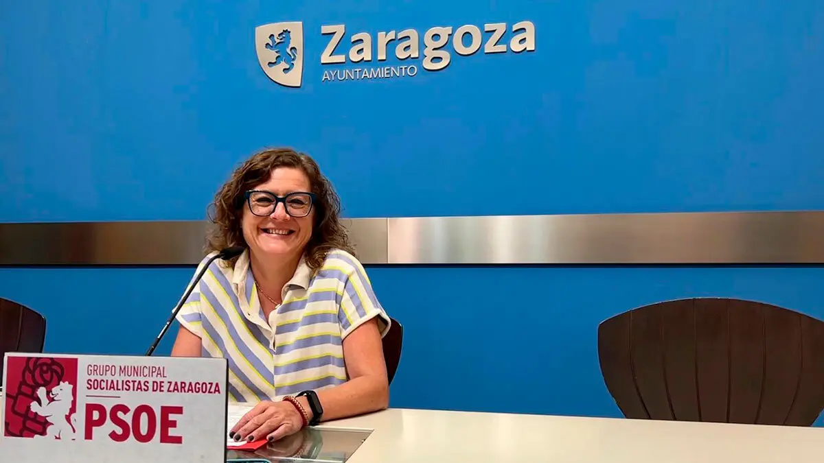Marta Aparicio es concejal en el Ayuntamiento de Zaragoza. Foto: PSOE