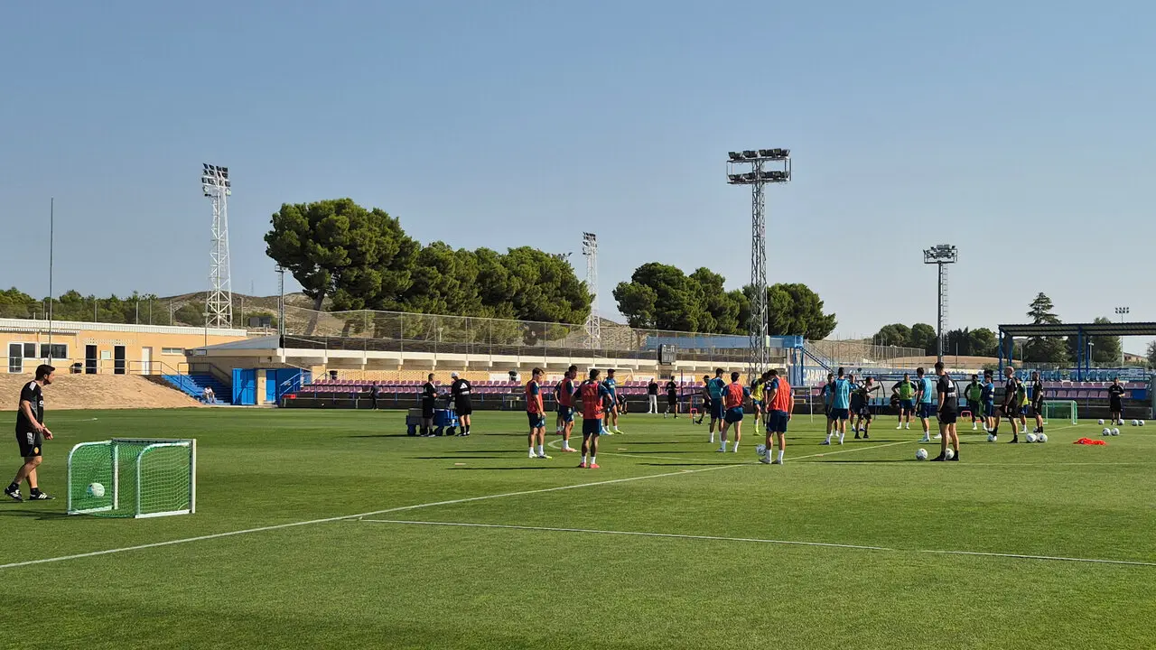 entrenamiento del real zaragoza