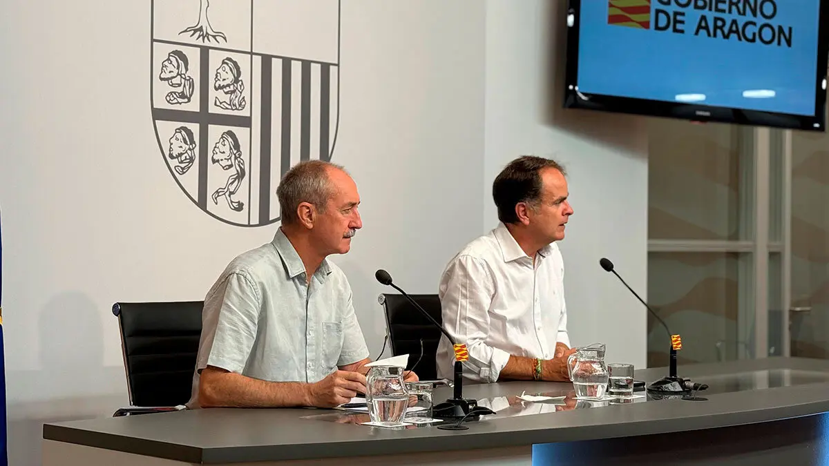 Clavero y Berm&uacute;dez de Castro. Foto: DGA
