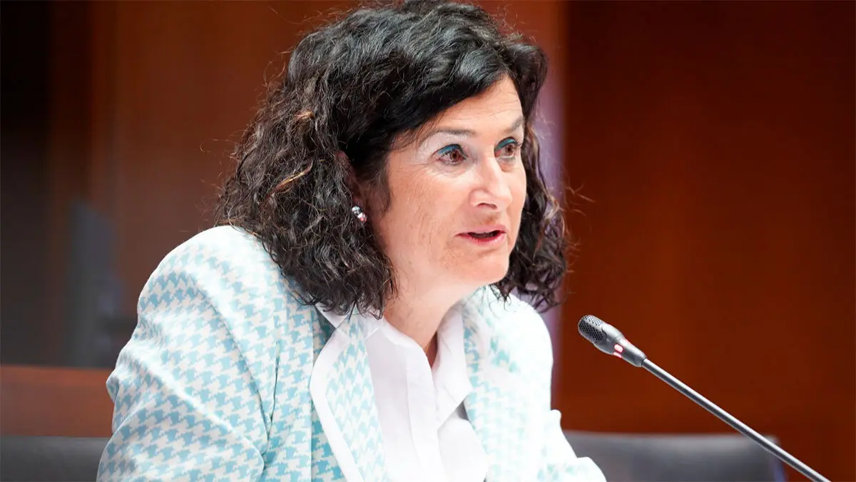 La portavoz de CHA, Isabel Lasobras. Foto: Cortes de Arag&oacute;n