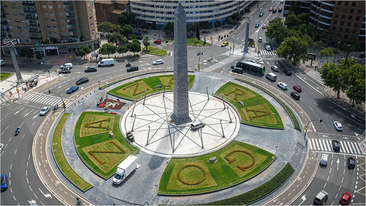 Plaza Europa. (Foto: Ayuntamiento de Zaragoza)