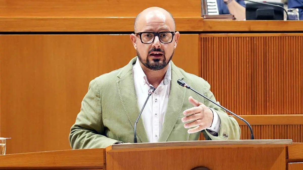Alberto Izquierdo en las Cortes. Foto: PAR