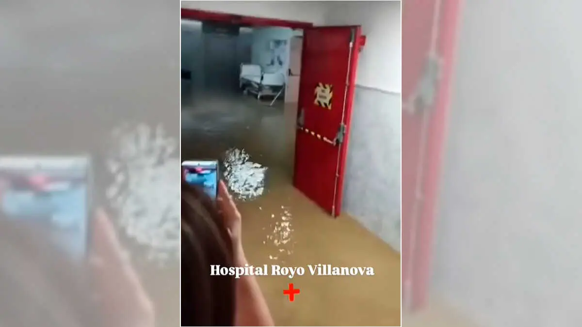 hospital-royo-villanova-lluvia-inundaciones-zaragoza