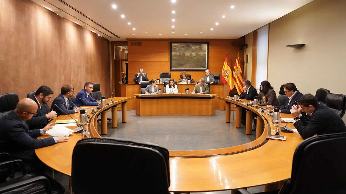 Reuni&oacute;n de la Junta de Portavoces. Foto: Cortes de Arag&oacute;n