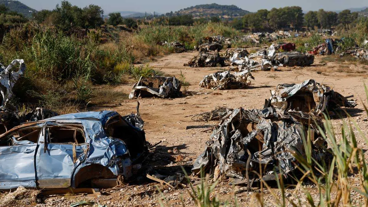 NO USAR. FOTO EFE coches-dana-efe