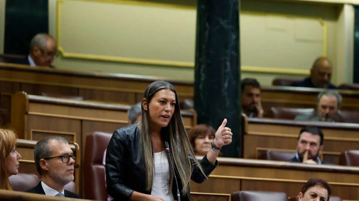 Miriam Nogueras en una intervenci&oacute;n en el Congreso. Foto: Congreso