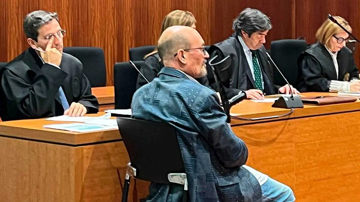 Tom&aacute;s Jes&uacute;s I. B., declarado culpable de asesinato, escucha el veredicto este lunes por la noche en la Audiencia Provincial de Zaragoza.