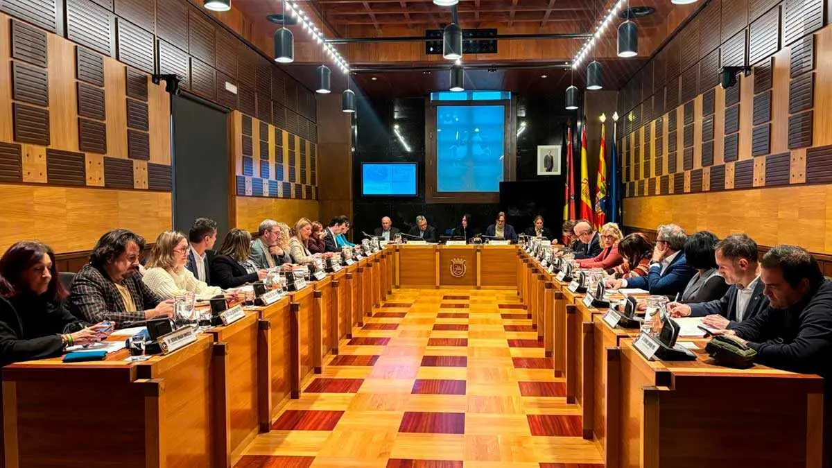 Pleno de Huesca. Foto: Ayuntamiento de Huesca
