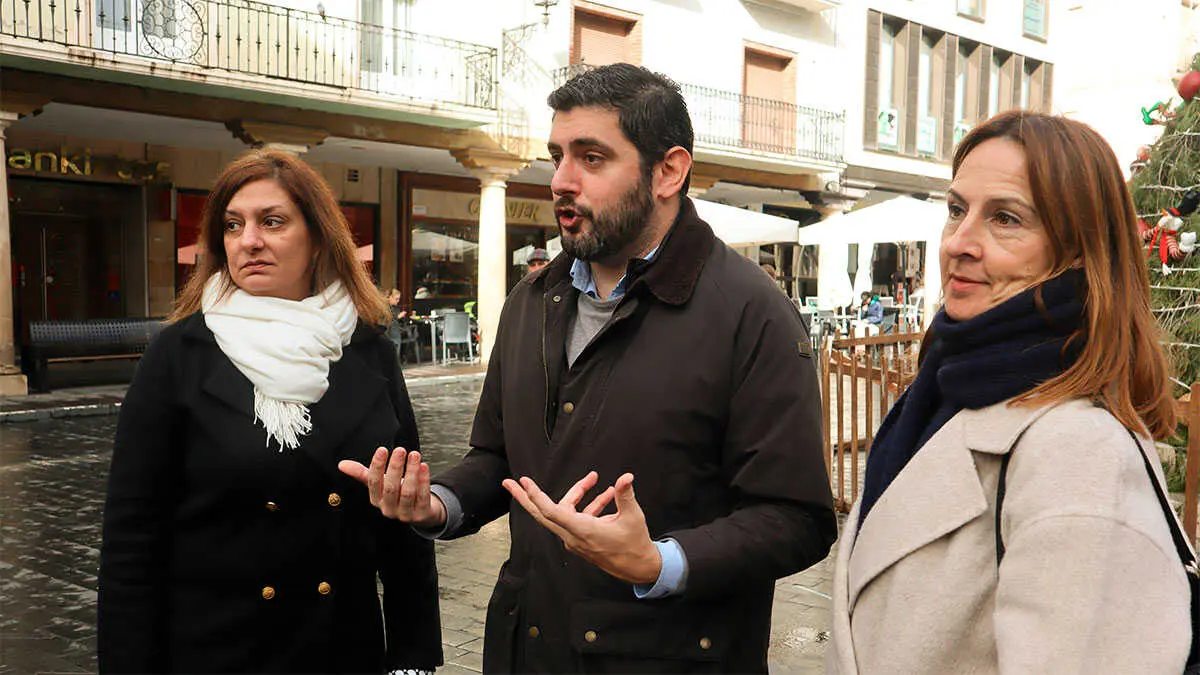 Nolasco comparece en Teruel. Foto: Vox