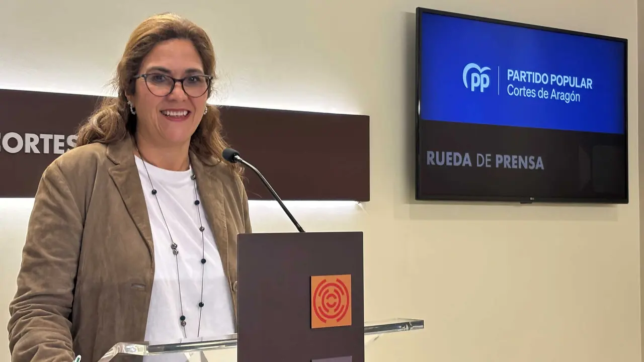 Susana Gaspar durante su intervenci&oacute;n en las Cortes. Foto: PP