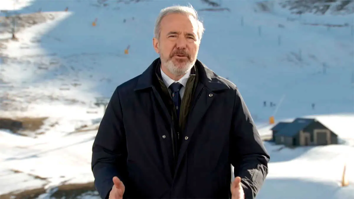 Discurso de Azc&oacute;n en 2024. Foto: Gobierno de Arag&oacute;n