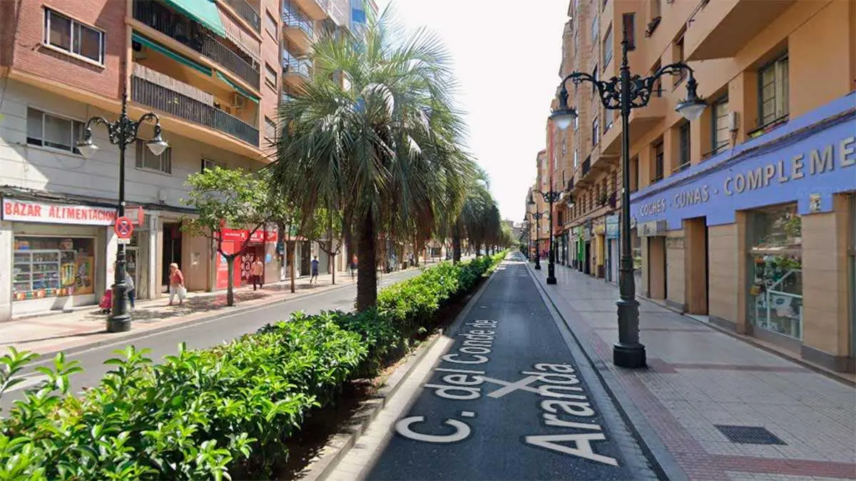La persecuci&oacute;n en Zaragoza tuvo lugar en la calle Conde de Aranda, antes de que la Polic&iacute;a Local lograra interceptar al conductor.