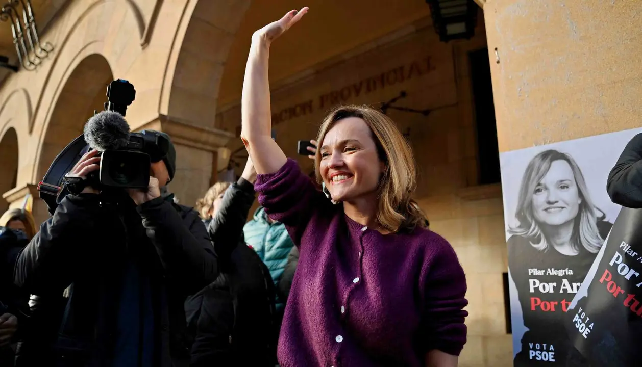 Pilar Alegr&iacute;a arranca en Teruel su candidatura hacia la presidencia de Arag&oacute;n
