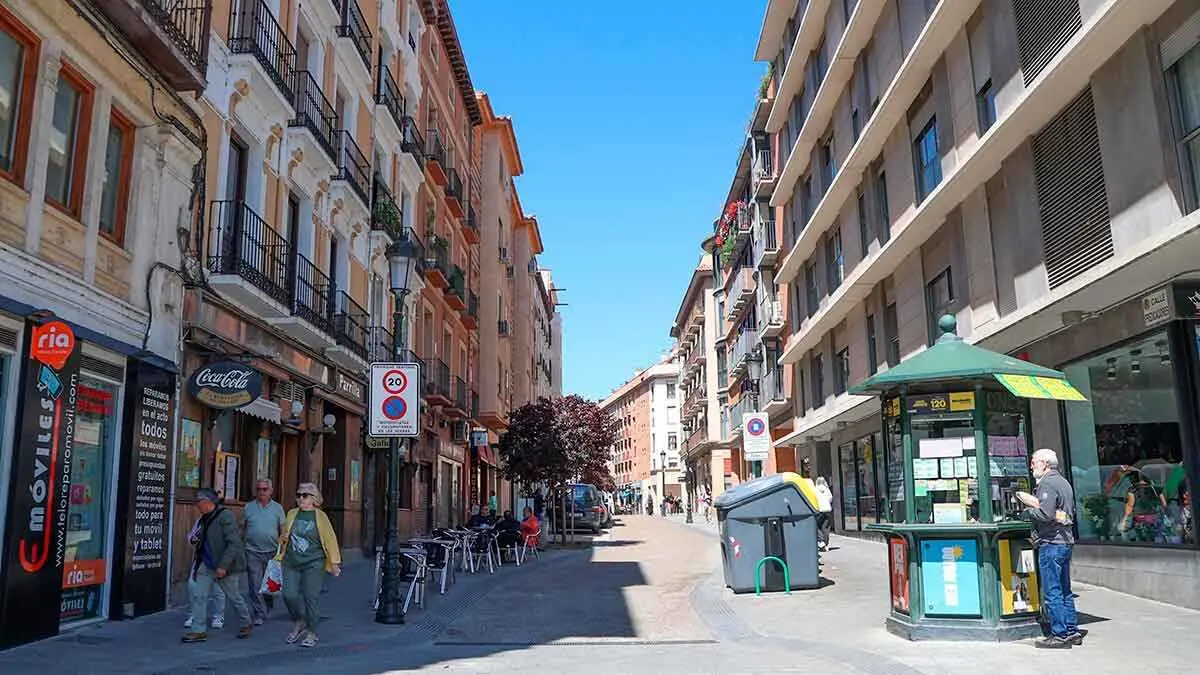 Calle Predicadores de El Gancho de Zaragoza el pasado 5 de febrero. Foto de Archivo: Pilar &Aacute;lvarez