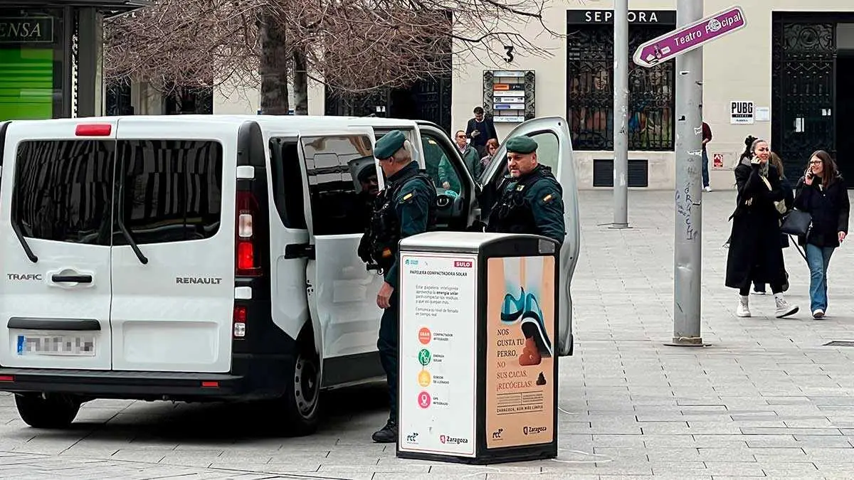 La Guardia Civil registr&oacute; la sede de Forestalia en Zaragoza la semana pasada. Foto: Arag&oacute;n Press