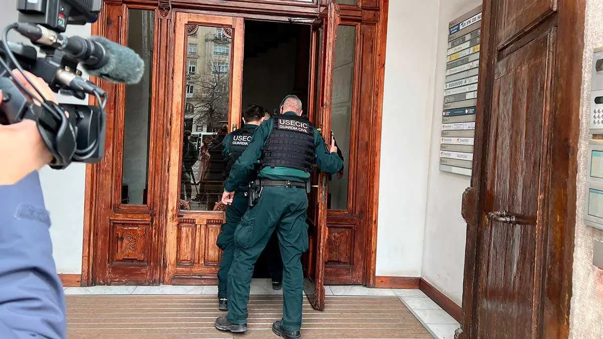 La Guardia Civil ya ha dejado en libertad a todos los detenidos por la presunta trama de corrupci&oacute;n ambiental en Forestalia. Foto: Arag&oacute;n Press