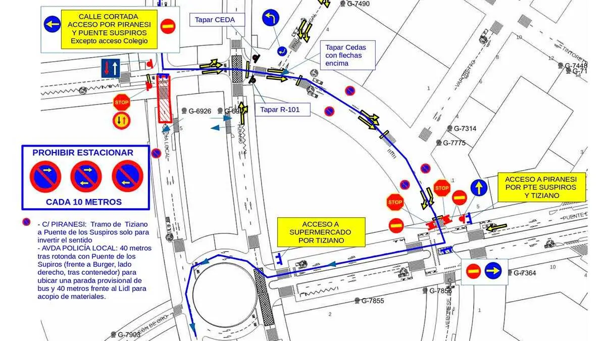 corte tr&aacute;fico parque venecia desv&iacute;os bus zaragoza
