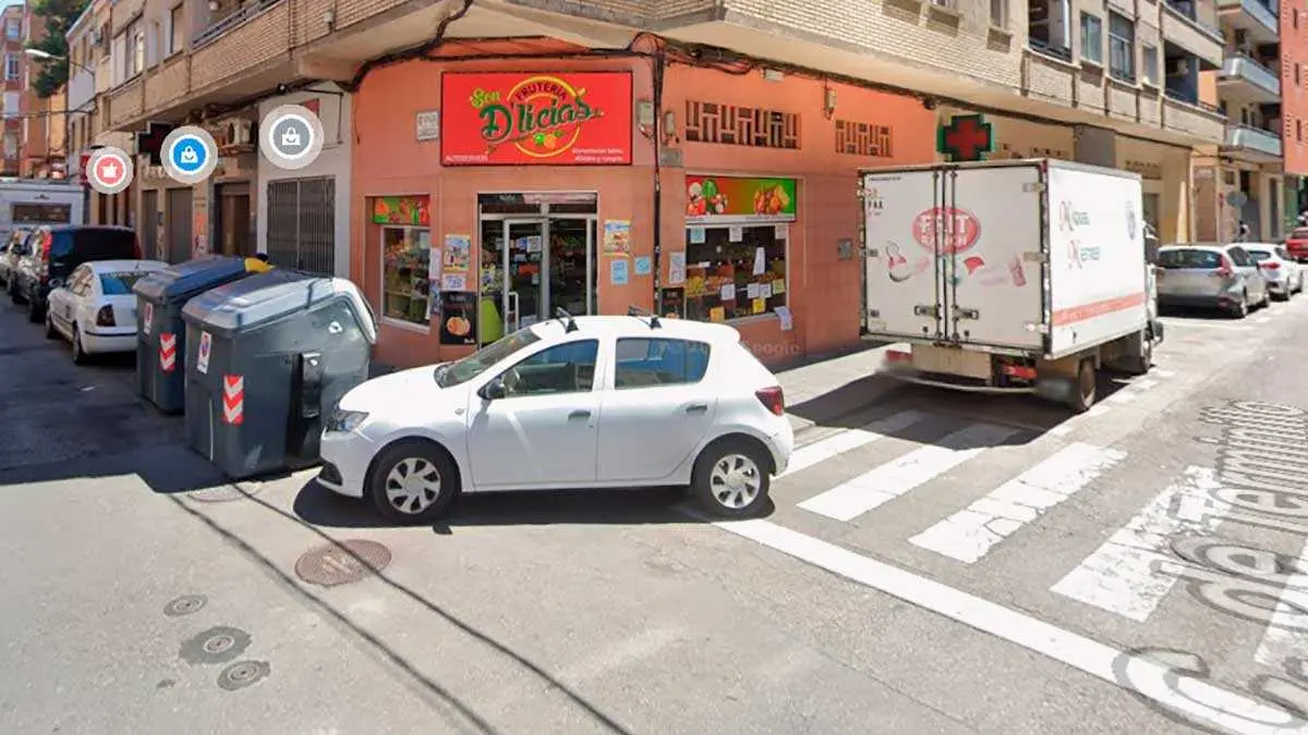 Lugar de los hechos v&iacute;a Google Maps