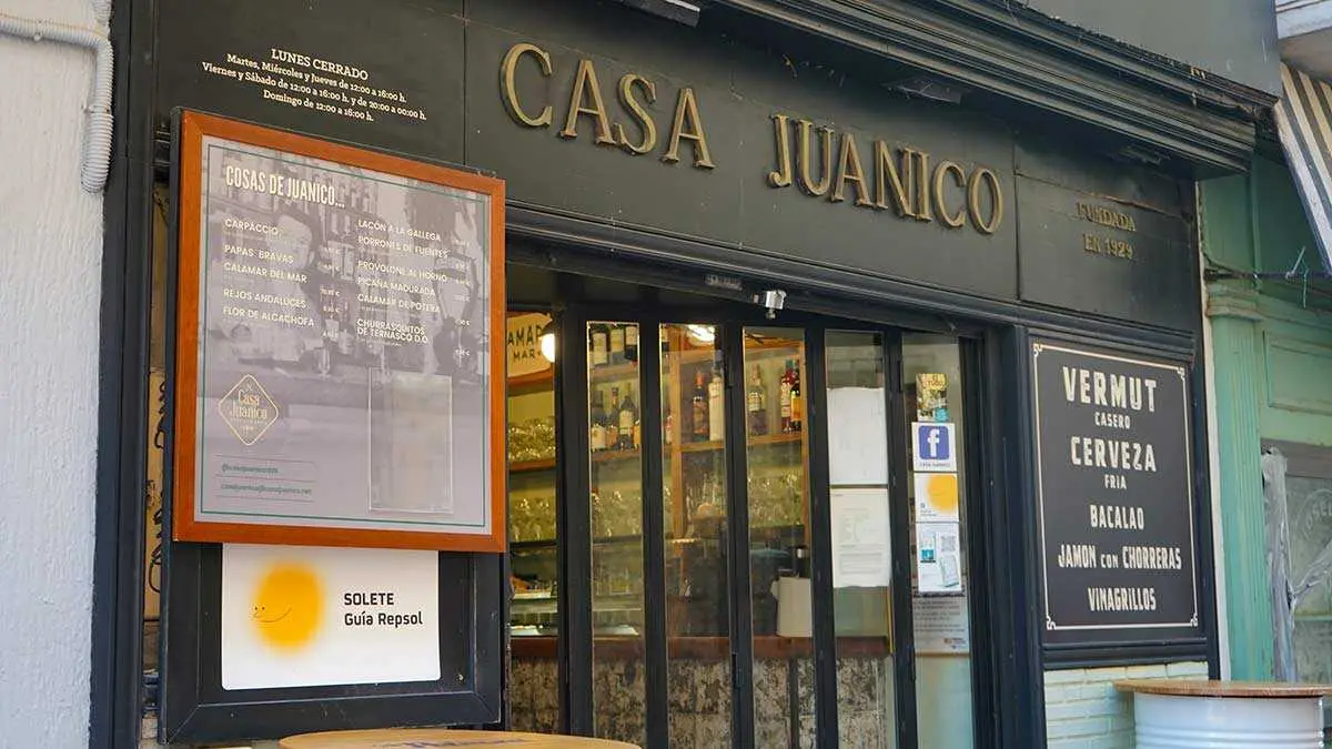 El establecimiento de Casa Juanico es lugar de origen de la tapa del jam&oacute;n con chorreras. Foto: Luc&iacute;a Mart&iacute;n
