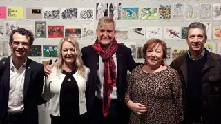 La sala 4&ordm; Espacio de la DPZ acoge hasta el lunes la X edici&oacute;n de este evento cultural y solidario en el que se podr&aacute;n adquirir postales de Eva Armis&eacute;n, Julia Dorado Pepe Cerd&aacute;, Jorge Gay y otros muchos creadores