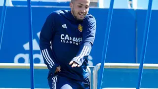 El delantero tiene negociado su contrato con el Real Madrid. Foto: Real Zaragoza/Tino Gil