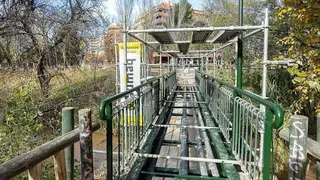Una de las pasarelas que se han reformado para disfrute peatonal