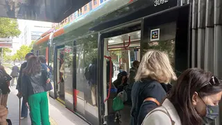 Pasajeros Tranv&iacute;a Zaragoza
