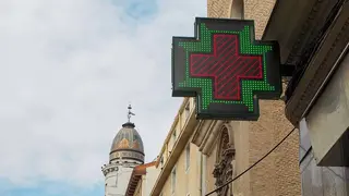 Cartel de farmacia 