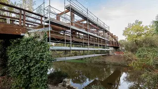 Obras en la pasarela del G&aacute;llego