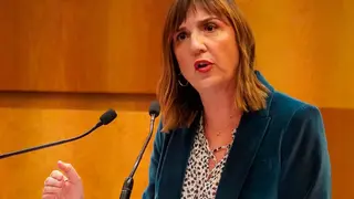 Lola Ranera en el Debate del Estado de la Ciudad de Zaragoza