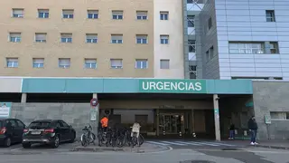 Entrada de urgencias del Hospital Miguel Servet 